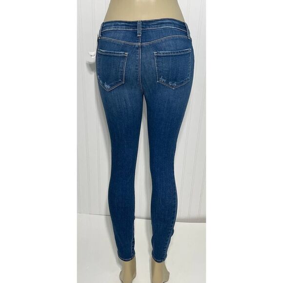 L’Agence Margot High Rise Skinny Jeans Medium Wash Women’s Size 25 New With Tags - Picture 4 of 12